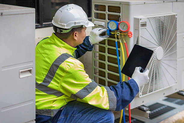 Professional Heat Pump Repair technician working in Silver Lake, OH